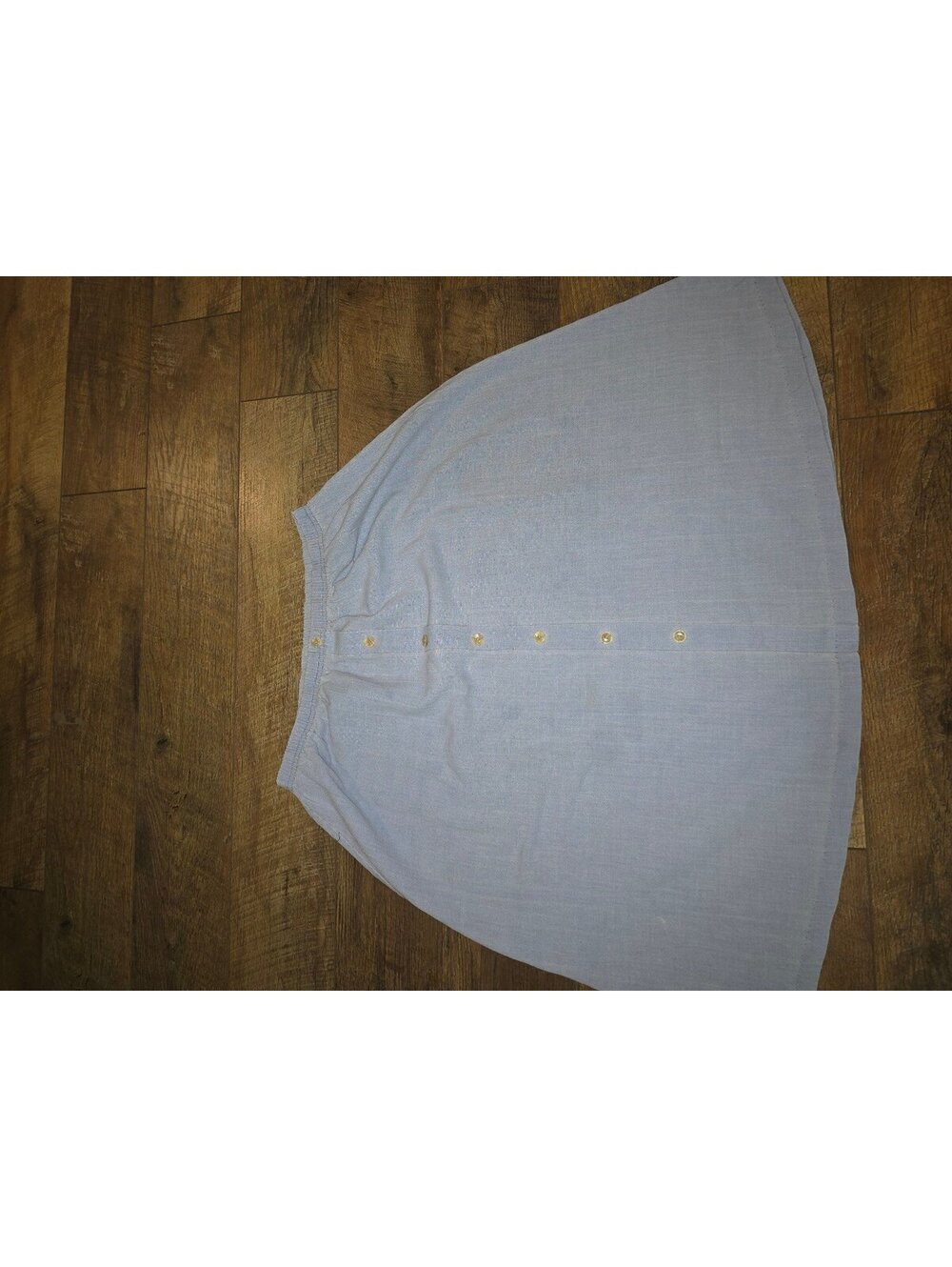 Light blue skirt